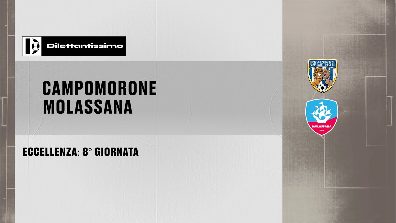 CAMPOMORONE - MOLASSANA 2-2 | ECCELLENZA | 8ª GIORNATA | 02/11/2025