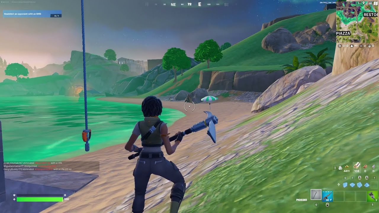 How to show FOOTSTEPS on SCREEN in FORTNITE
