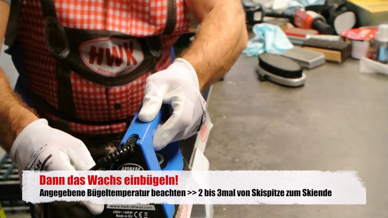 Skiwachsen mit HWK Skiwachs - Grundwachs Alpin