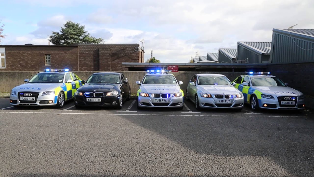 North Yorkshire Police Light Demonstration | Road Crime Unit | BMW and Audi