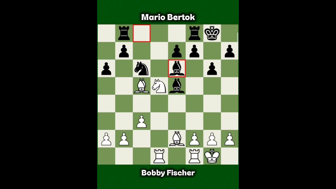 Bobby Fischer vs Mario Bertok ◉ Bled Tournament 1961 | Classic Chess Game