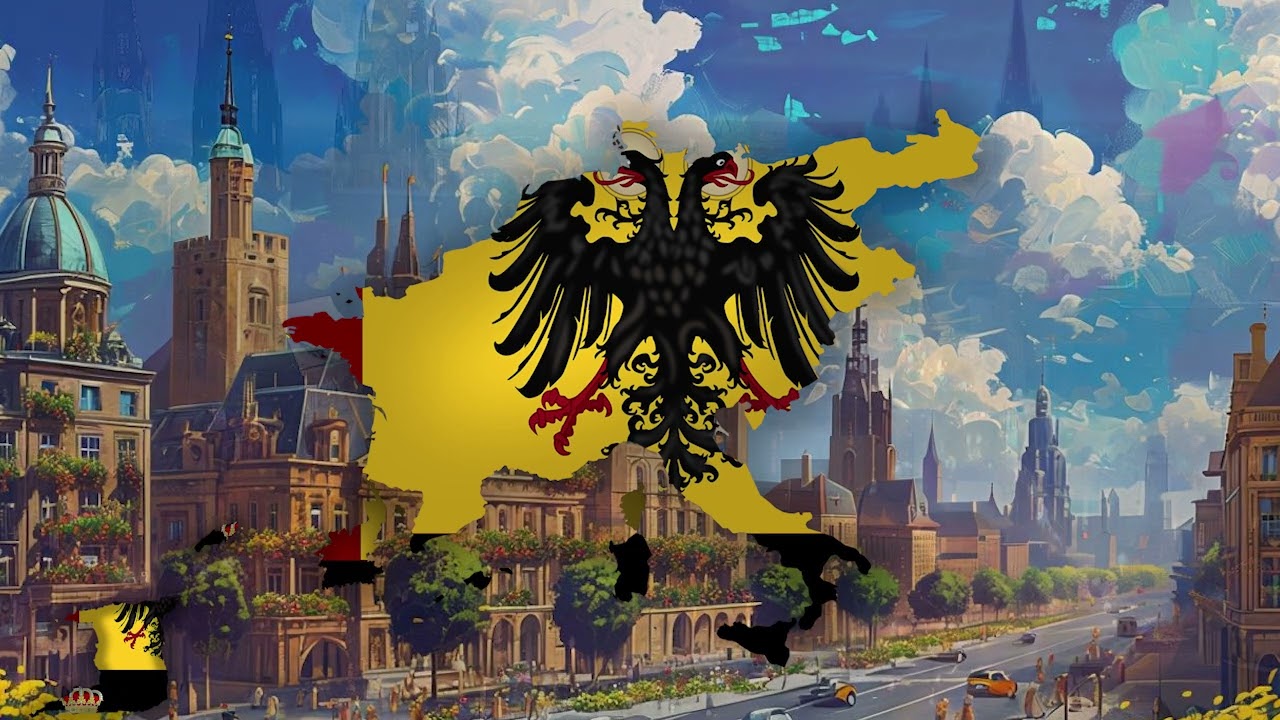New Flag And Anthem Of The Imperial Capital City of Aachen (The Dragon Empire)(fictional country)