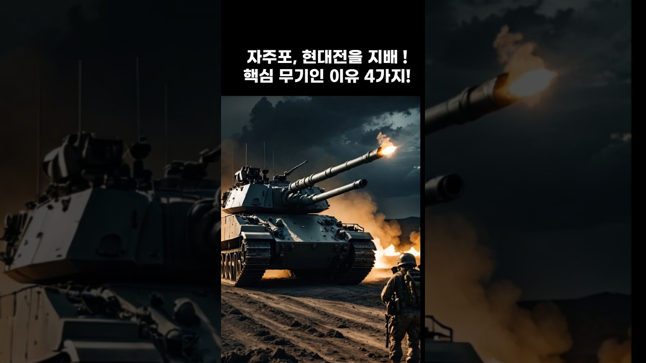 자주포, 현대전을 지배 ! - 핵심 무기인 이유 4가지!