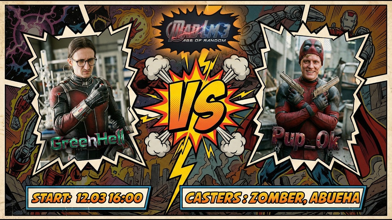Mad LM 3,  GreenHell - Pupok, group D, cast Zomber + Abueha