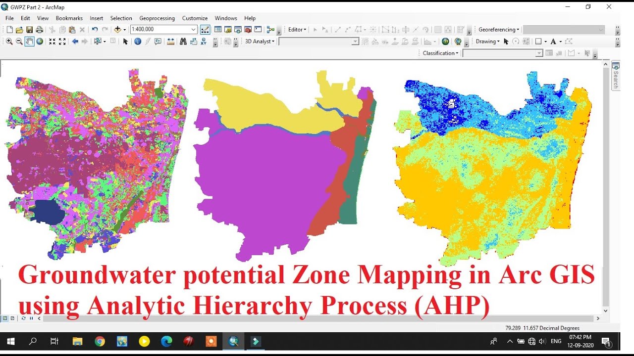 Groundwater Potential zone Mapping in Arc GIS using Analytic Hierarchy Process (AHP) - Part 2