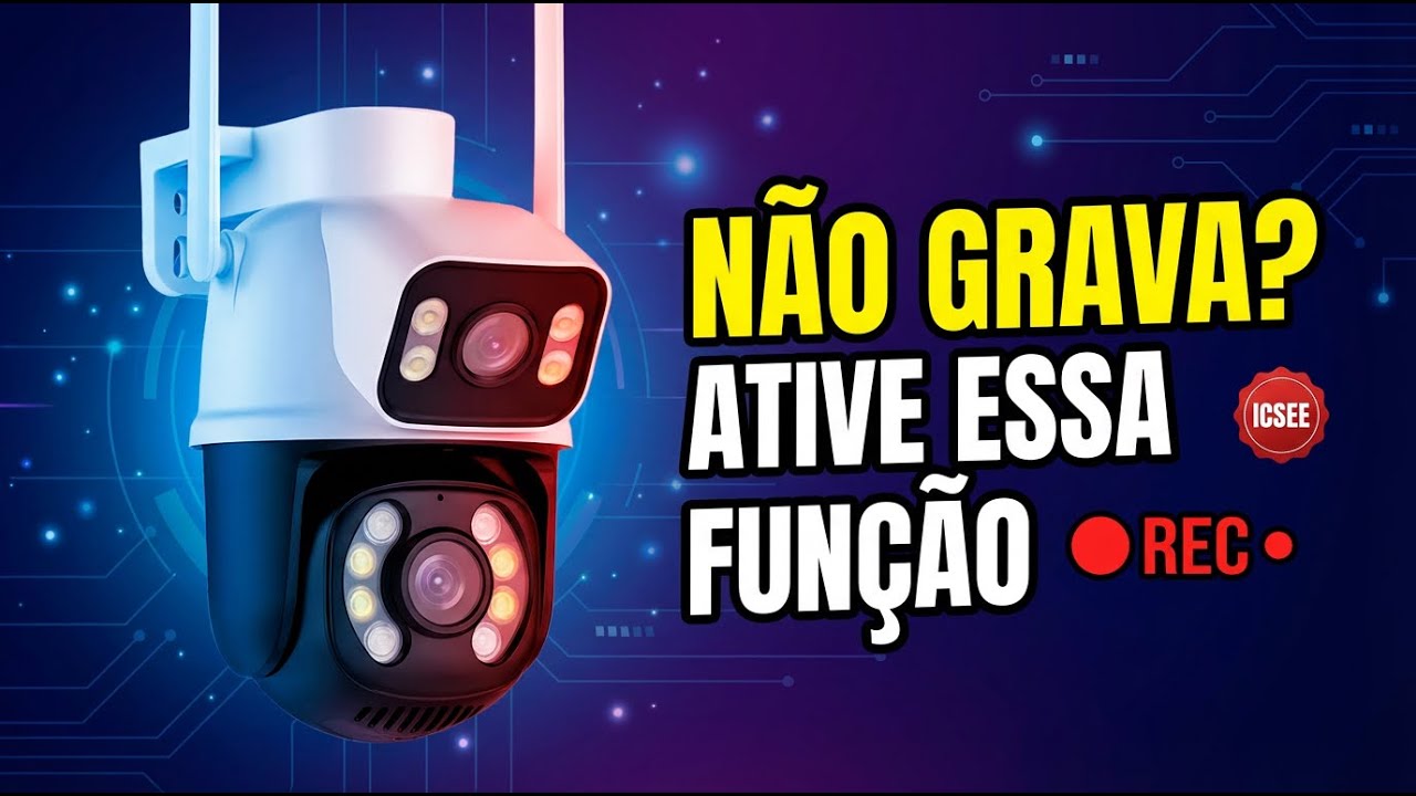 ATIVE ESSA FUNÇÃO NA SUA CÂMERA E PARE DE PERDER GRAVAÇÕES! APP ICSEE