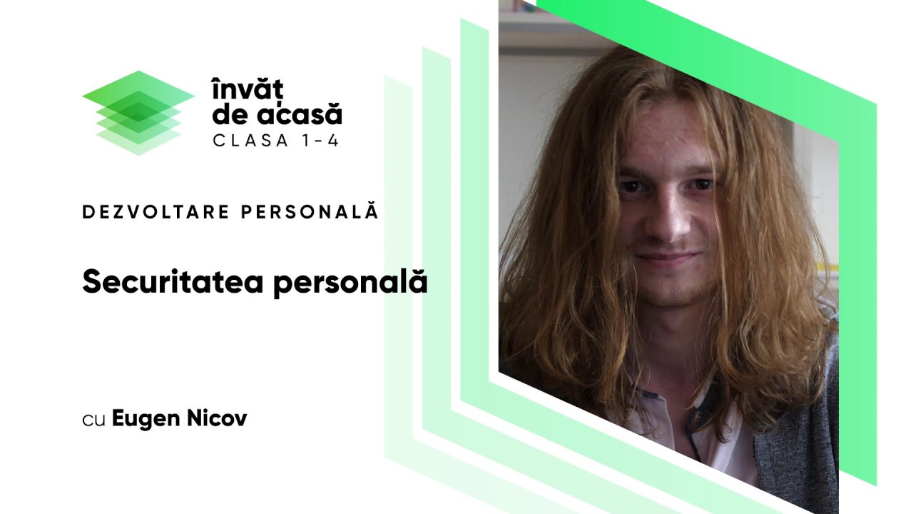 Dezvoltare personala; Cl. I, 