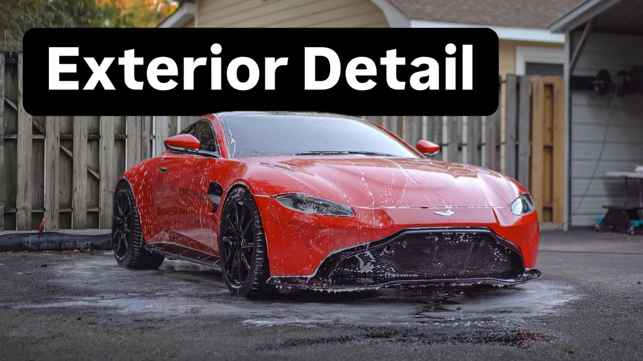 Aston Martin Vantage Satisfying Foam Wash - Exterior Detail  | 4K