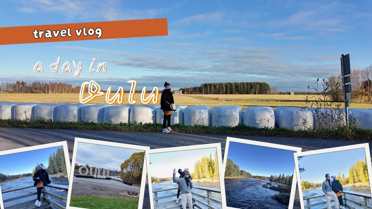 Oulu, Finland මෙච්චර ලස්සනද? 🇫🇮 | Hidden Gems – Koiteli Rapids & Liminka