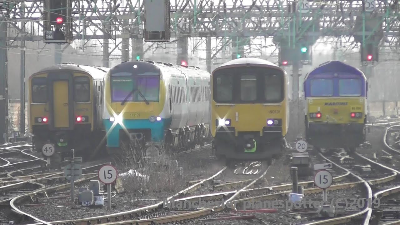 (HD) Train Spotting At Manchester Piccadilly Station On The 28/12/2019