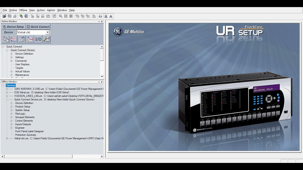 GE D30 Relay Input/Output Configuration by Enervista UR Setup