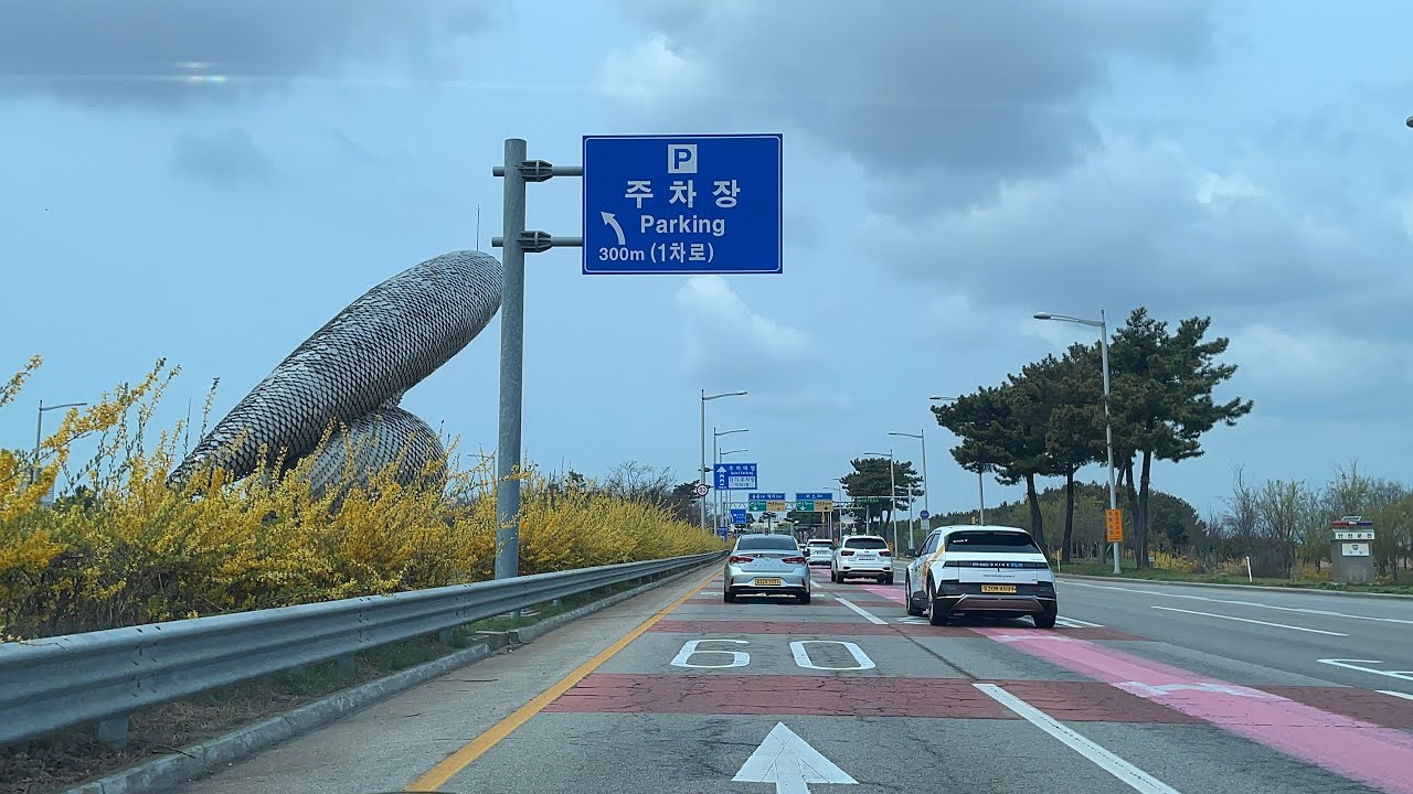인천시청 - 인천공항1터미널 주행영상 / ASMR Driving Incheon, Korea 4k60p