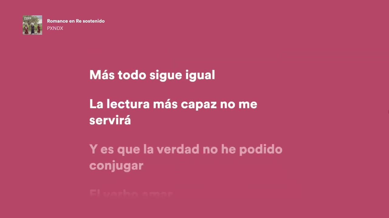 Pxndx - Romance en re sostenido (Karaoke)