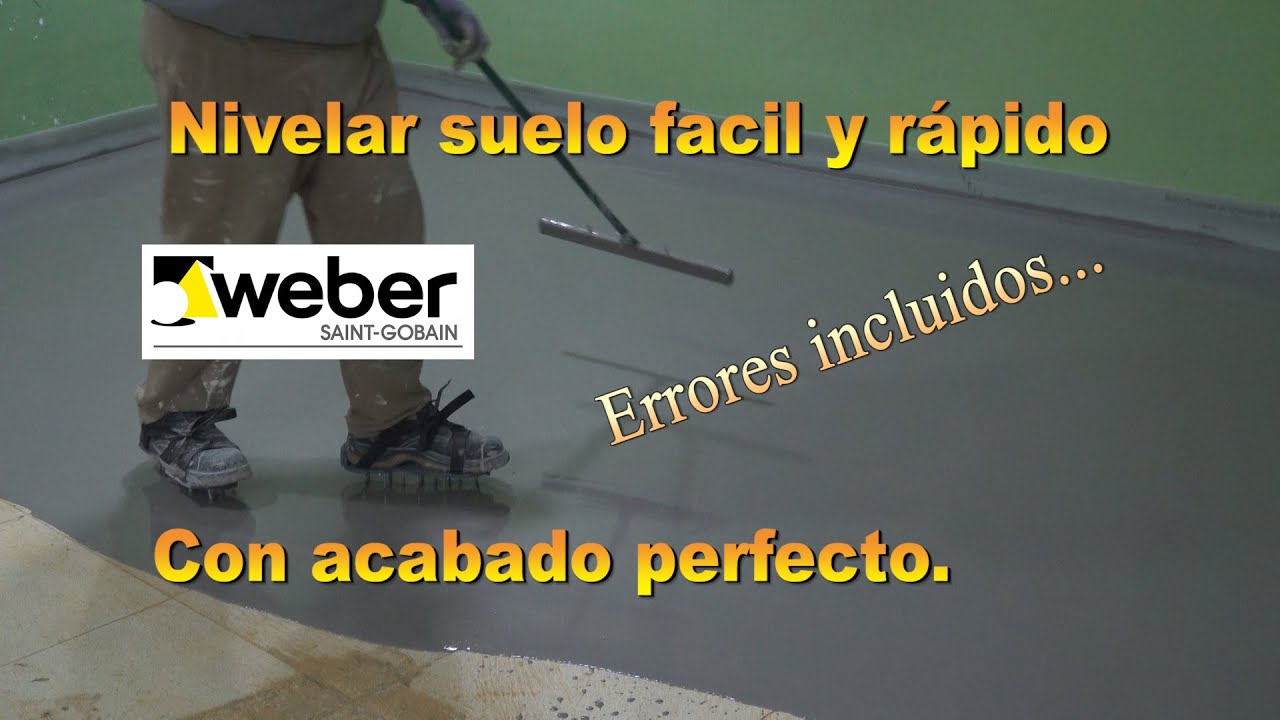 Mortero Autonivelante Weber Floor Top. Un acabado profesional de manera sencilla.