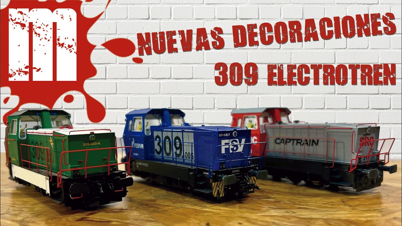 TRACTORES 309 de Electrotren | Nuevas decoraciones 2025 y ¡¡sorpresa!!
