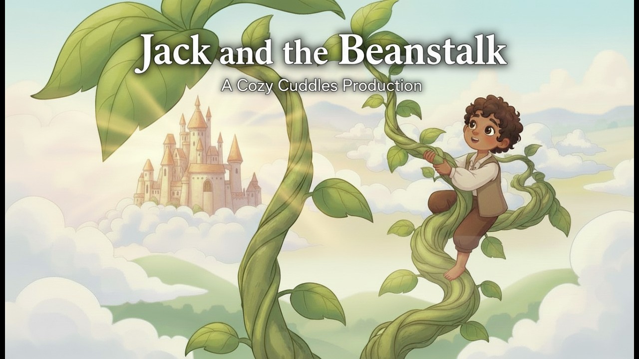 Jack and the Beanstalk | Calm Bedtime Story for Kids | Magical Fairy Tale Animation | NonStimulating