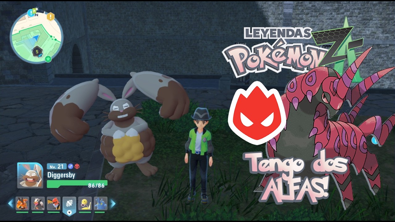 Leyendas Pokemon Z-A: Capture a dos ALFAS!