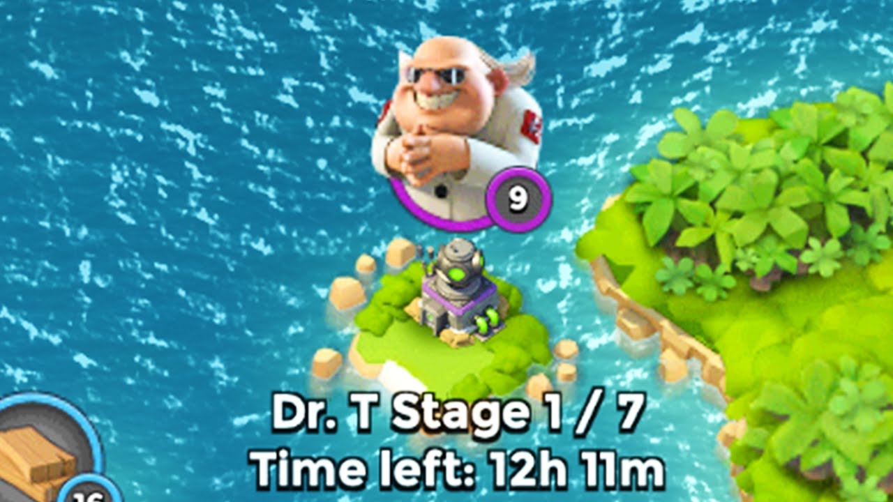 SPEEDY WARRIORS VS DR T IN BOOM BEACH!