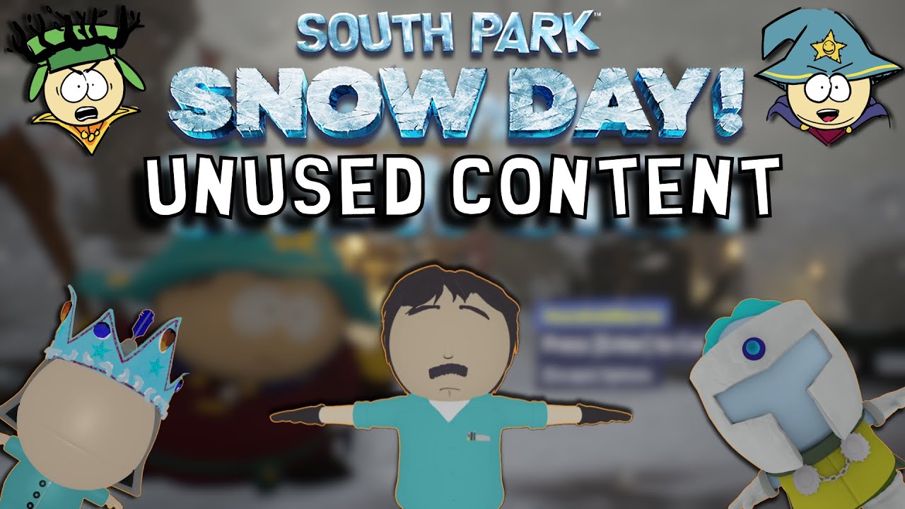 Unused/Upcoming Content || South Park: Snow Day!