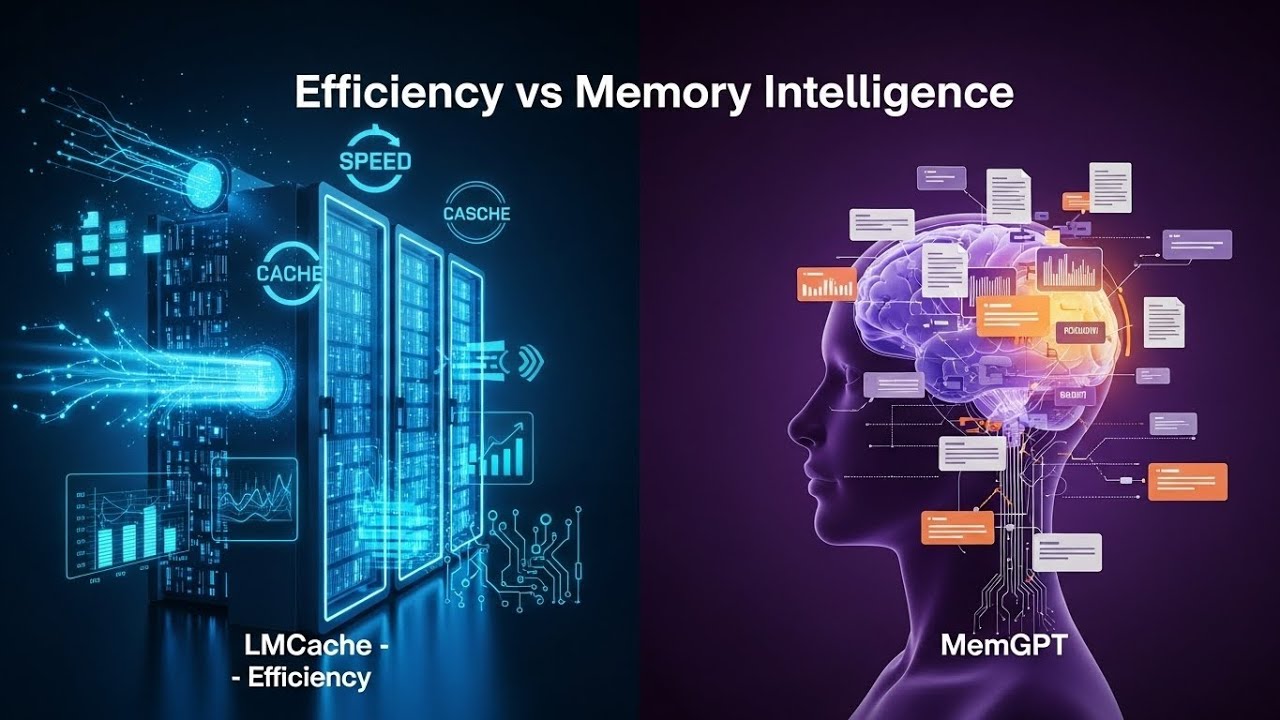 LMCache vs MemGPT: Efficiency vs Memory Intelligence
