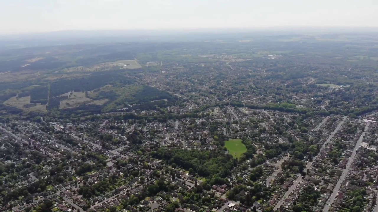 Fleet Pond, Hampshire The Station Barclaycard The Logic Group drone footage 4K aerial photography