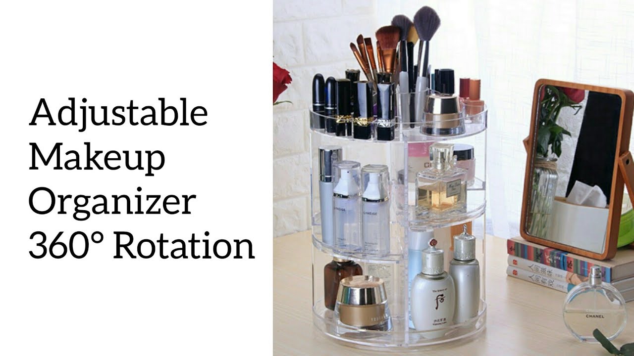 Unboxing | Installation - Adjustable Makeup Organizer (360° Rotation)