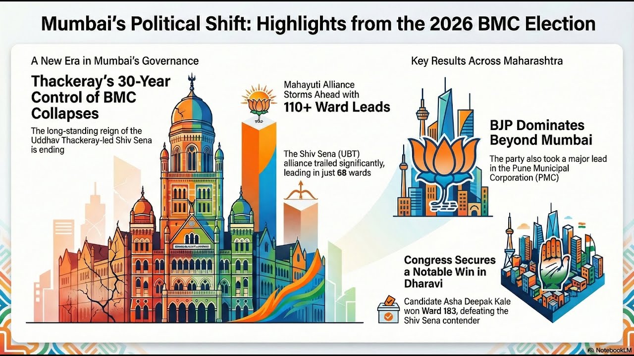 How do the 2026 election trends signify a shift in Maharashtra's political landscape?