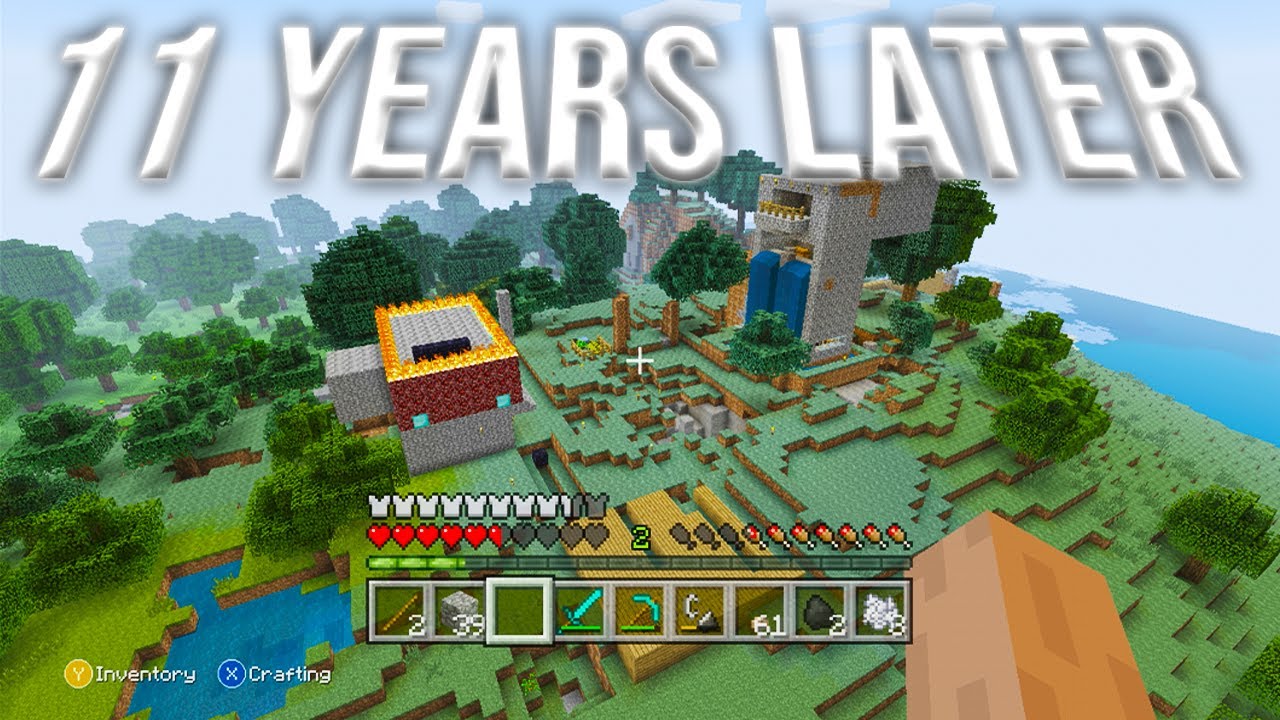Revisiting my First Minecraft World Ever on the Xbox 360 (emotional nostalgia)