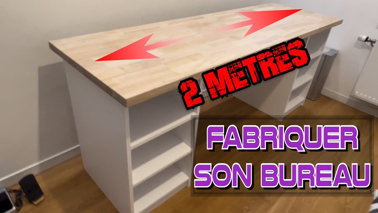 Fabriquer un bureau haut de gamme ! Créer son bureau en détails.