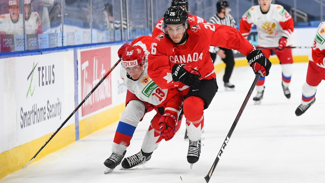 Canada vs Russia 1.4.21 IIHF World Junior Championship 2021 Semifinal