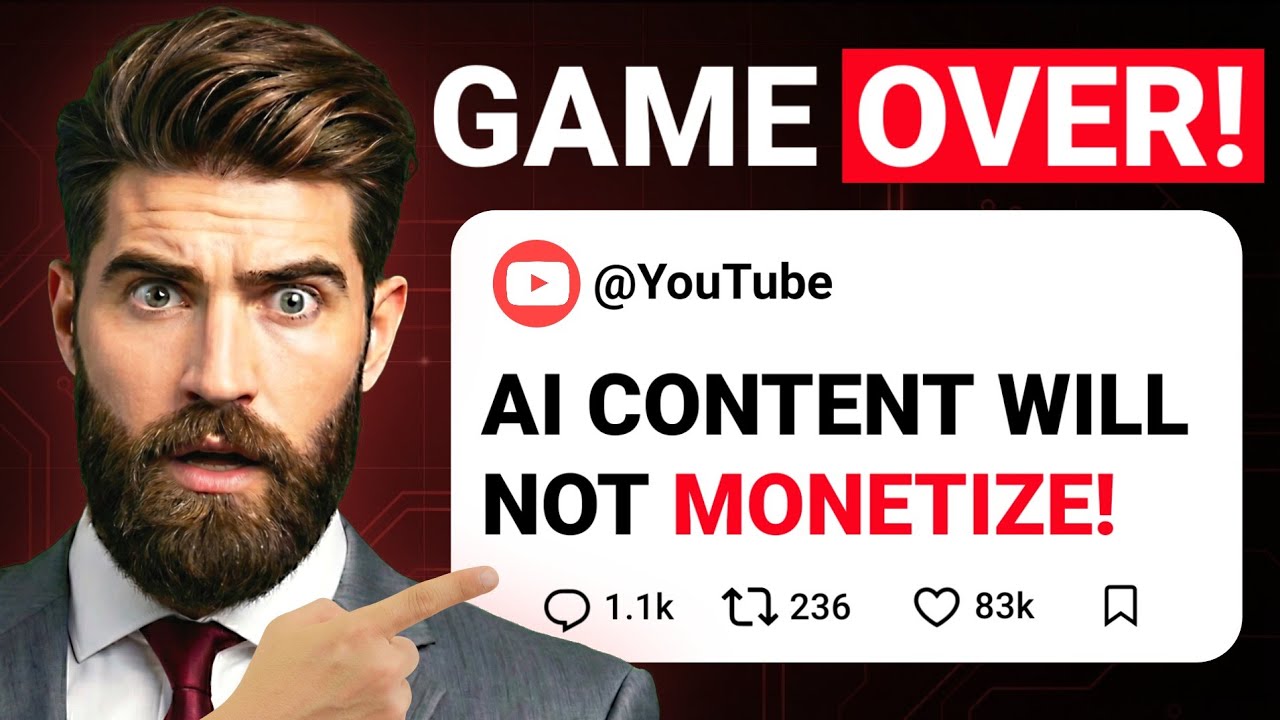 YouTube Is Demonetizing AI Channels &mdash; Do This Now