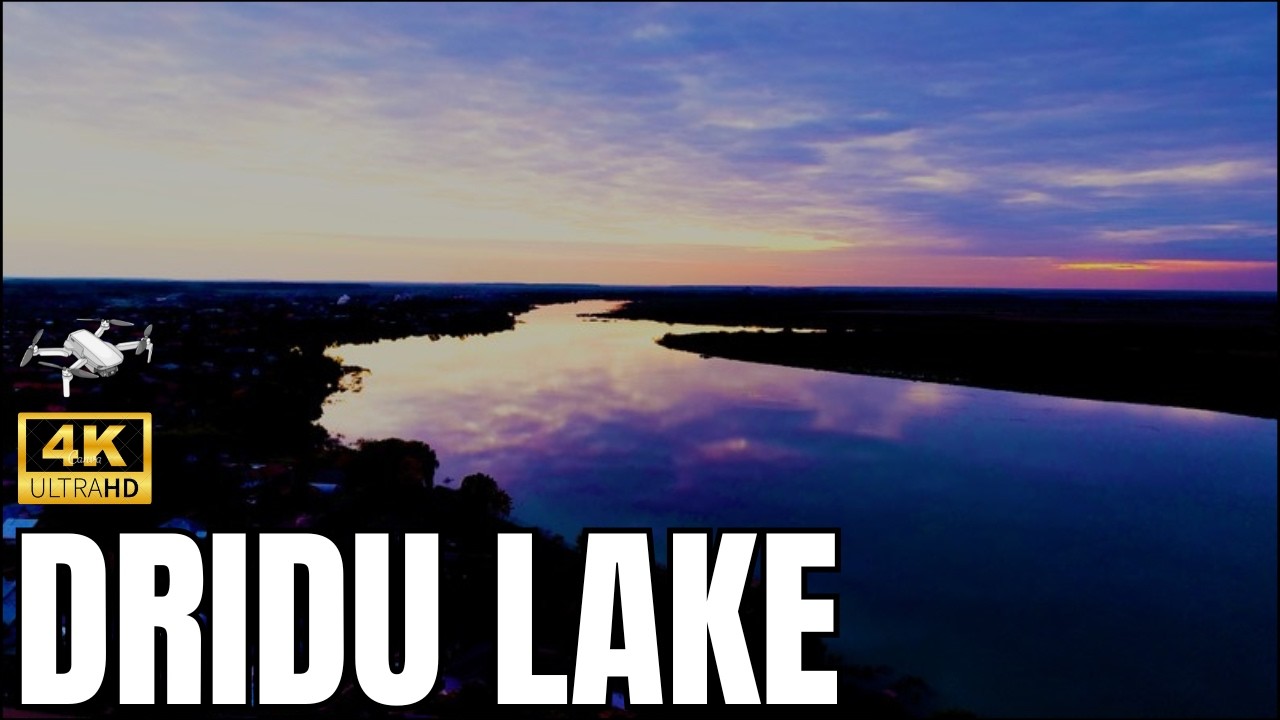 Dridu Lake seen from the sky | Spectacular drone footage