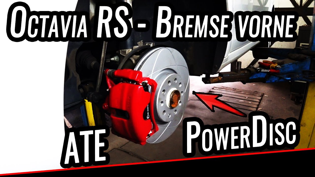 Skoda Octavia RS 2.0TDI 5E - Bremse wechseln vorne - ATE PowerDisk + Bremsbeläge | OGAS GARAGE