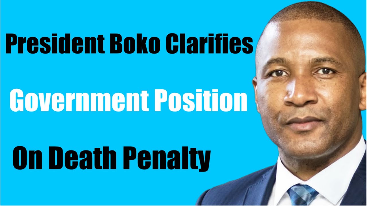 President Boko Breaks Down Capital Punishment of Botswana 
