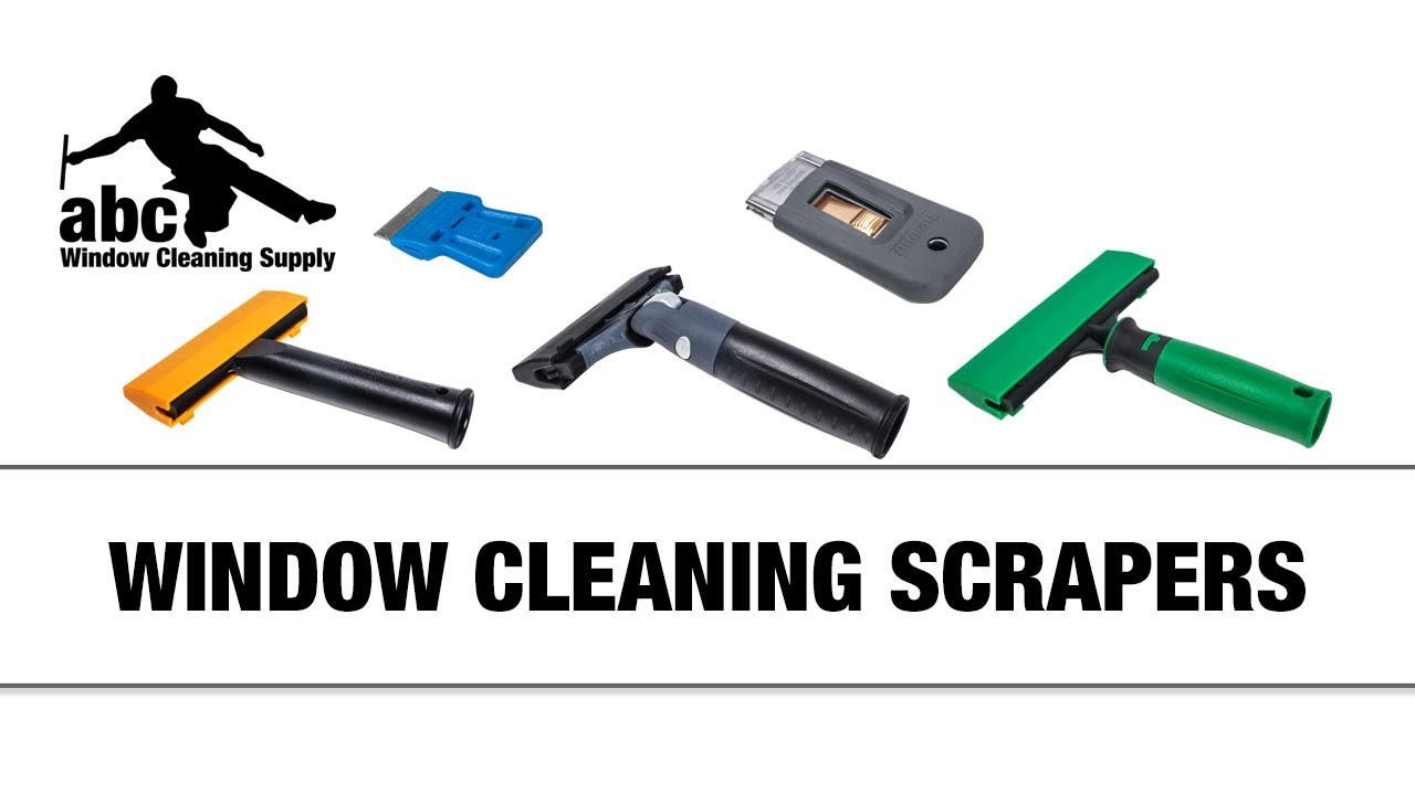 Professional Window Cleaning Scrapers