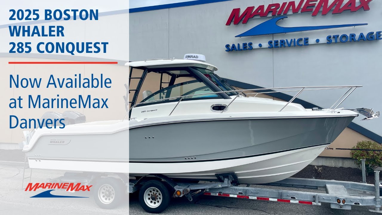 2025 Boston Whaler 285 Conquest Boat For Sale at MarineMax Danvers, MA