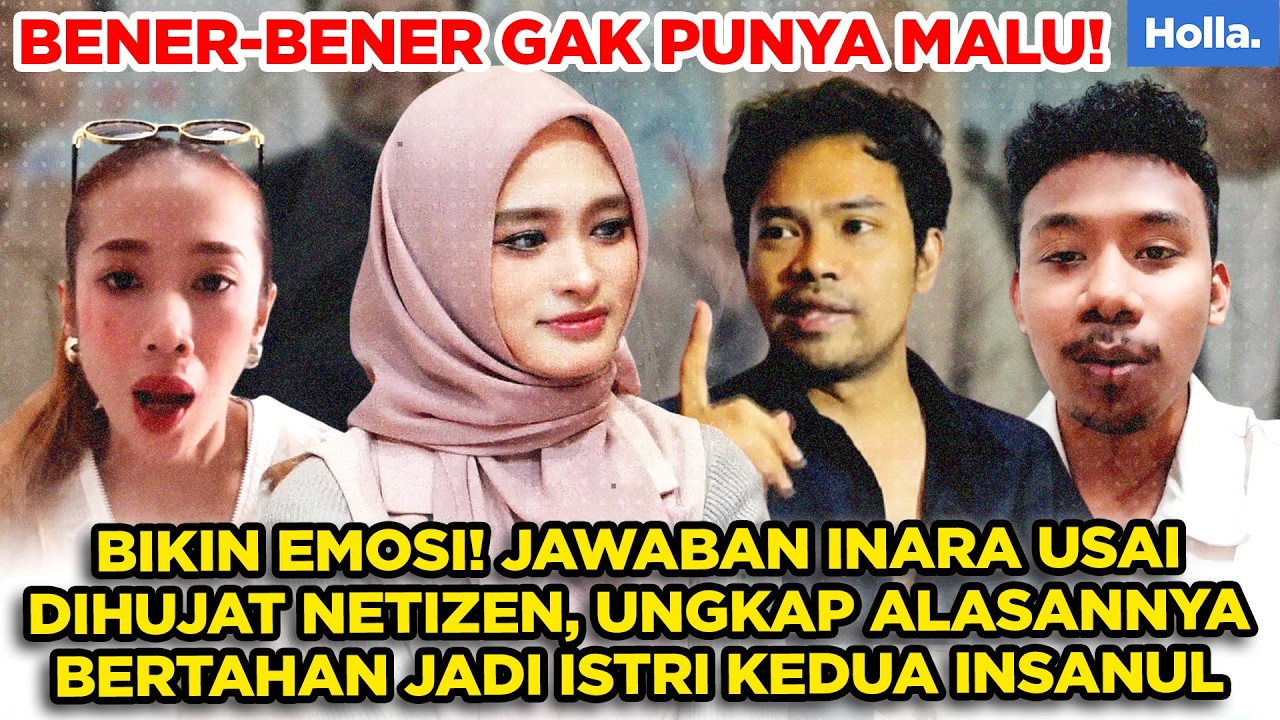 BIKIN EMOSI! JAWABAN INARA USAI DIHUJAT NETIZEN, UNGKAP ALASANNYA BERTAHAN JADI ISTRI KEDUA INSANUL