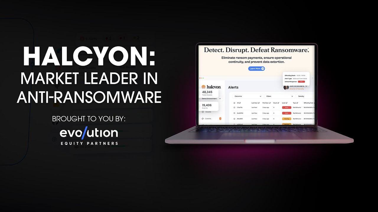 Halcyon: Market Leader In Anti-Ransomware