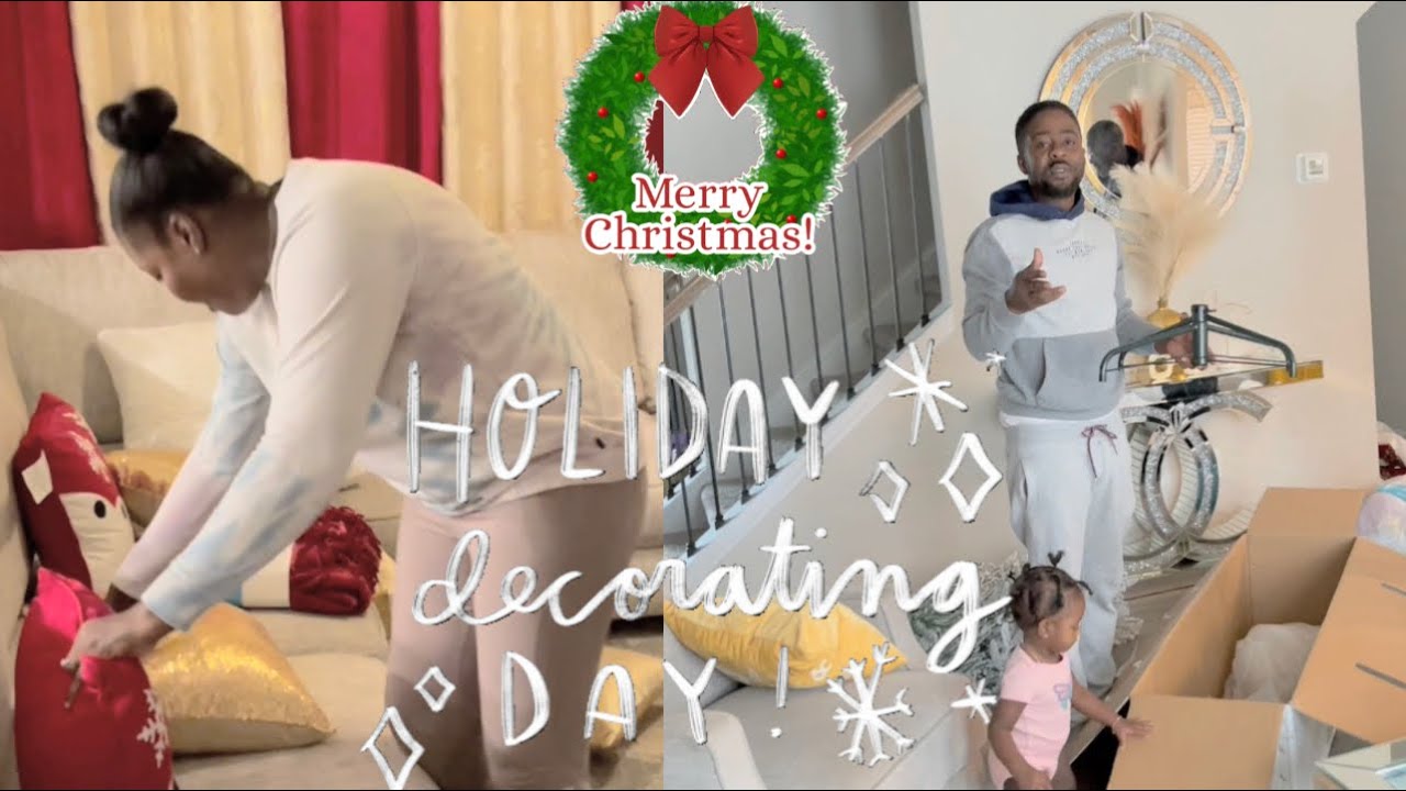 CHRISTMAS CLEANING/DECOR || VLOGMAS DAY2 #vlogmas2023 #