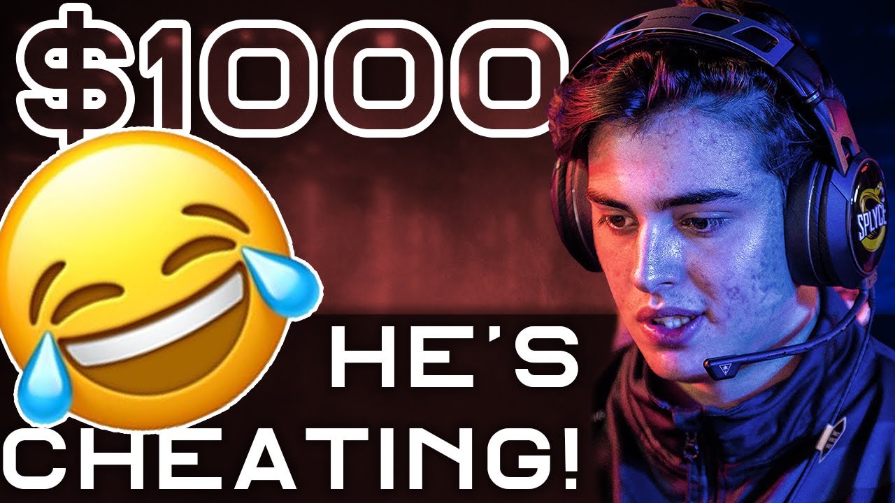 $1000 and he's cheating?!? Renegade can't stop laughing