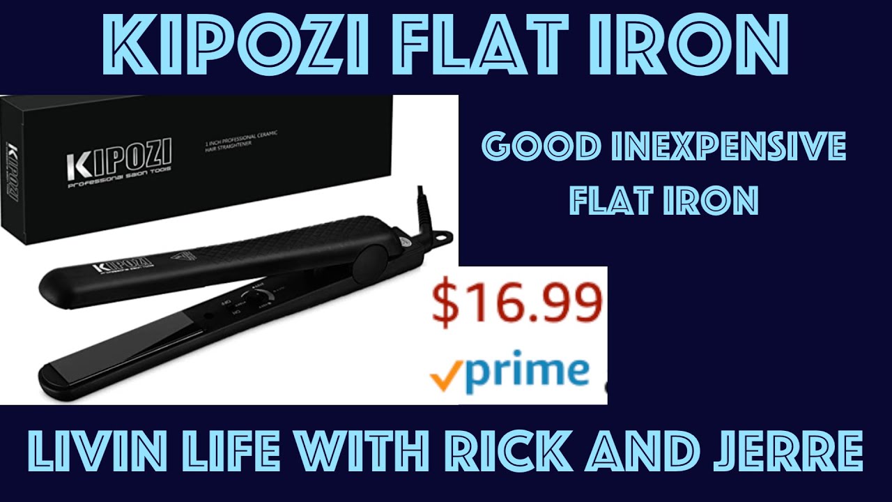 KIPOZI Pro Flat Iron Hair Straightener! Good Inexpensive Flat Iron