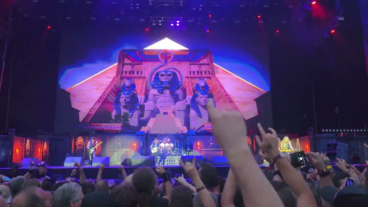 @ironmaiden - Powerslave  le 6 juillet 25. #ironmaiden #steveharris #brucedickinson @eurockeennes