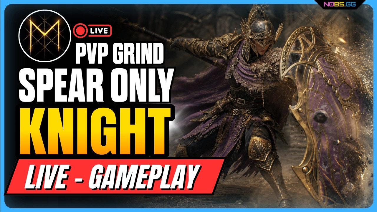 🔴Live - Withered Knight Spear Gameplay - Mistfall Hunter!