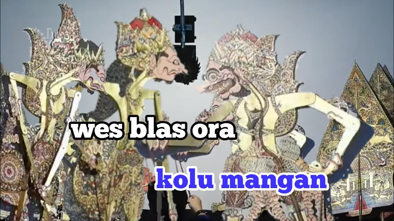 Ora kolu panganan opo opo Jan lucu poll