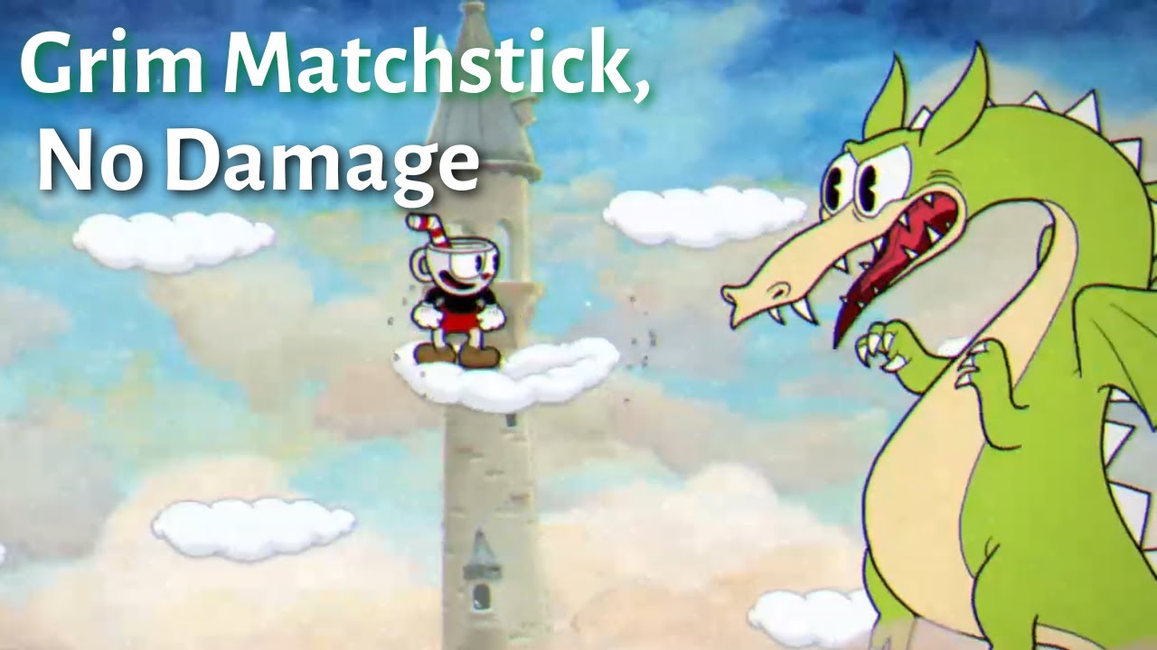 How to beat Grim Matchstick (No Damage) | Cuphead