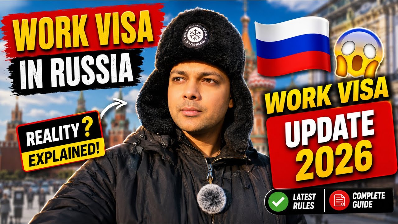 How To Apply Russia Work Permit ? | Work Visa In Russia || Russia Work Visa Reality In 2026😱🇷🇺