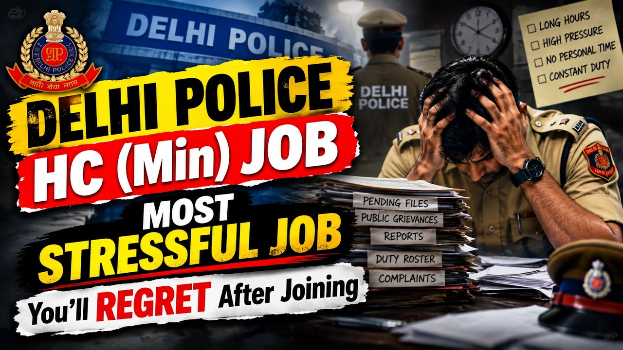 Delhi Police HC Ministerial Job Profile | Why You'll REGRET After Joining | Mock101