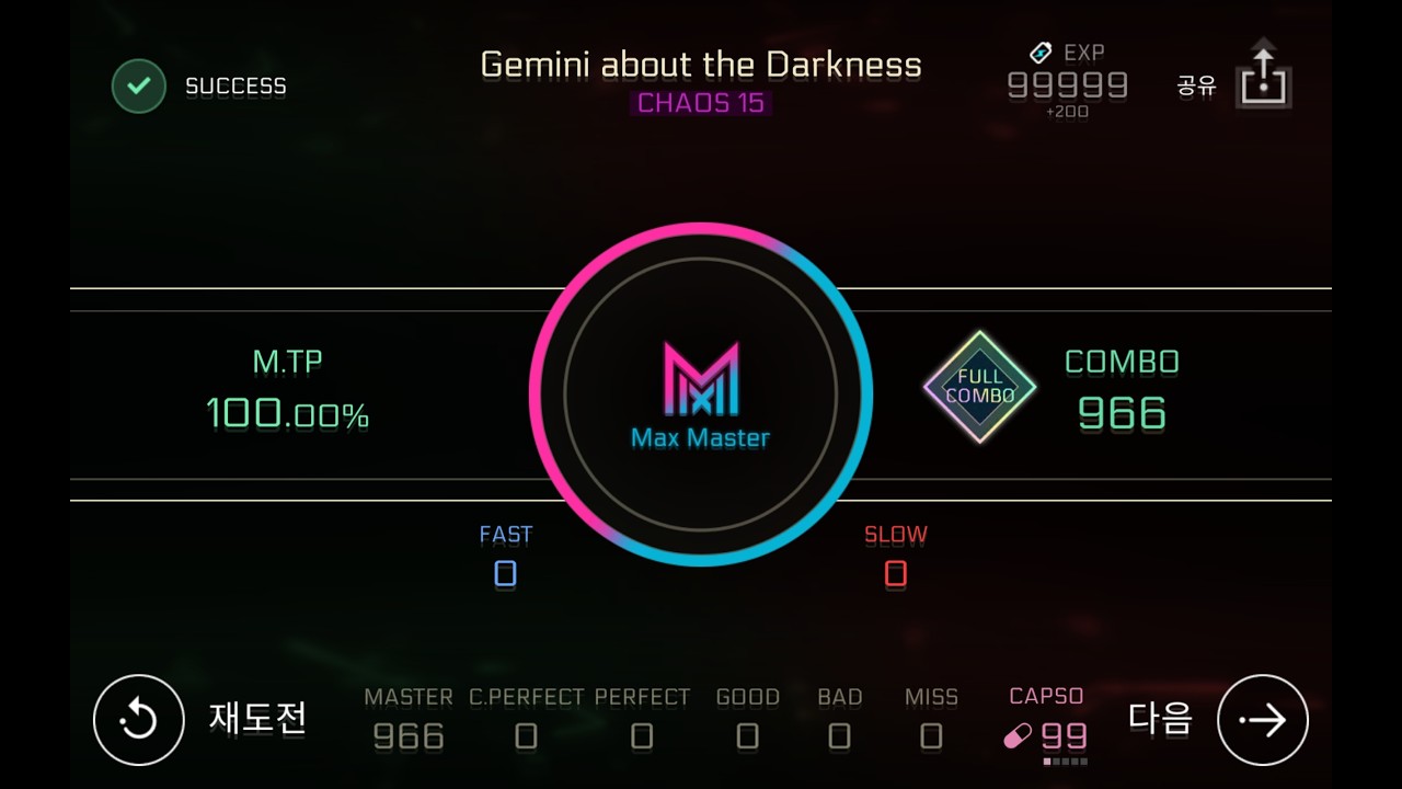 [Cytus II] Gemini about the Darkness [Chaos] Max Master