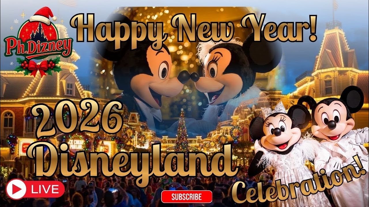 🔴 LIVE: Our first New Years Eve Celebration at Disneyland Park! Let's Go! 12.31.2025 #newyearseve
