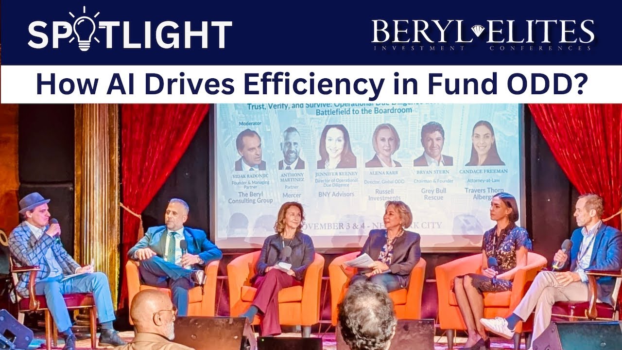𝐄𝐃𝐔 𝐒𝐞𝐫𝐢𝐞𝐬 💡 What Efficiencies Does AI Bring to Fund Operational Due Diligence? - Vidak Radonjic